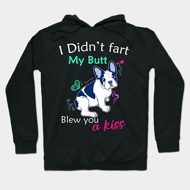 Boston Terrier Mom Gift I Didn't Fart Boston Terrier Product Hoodie by Linco